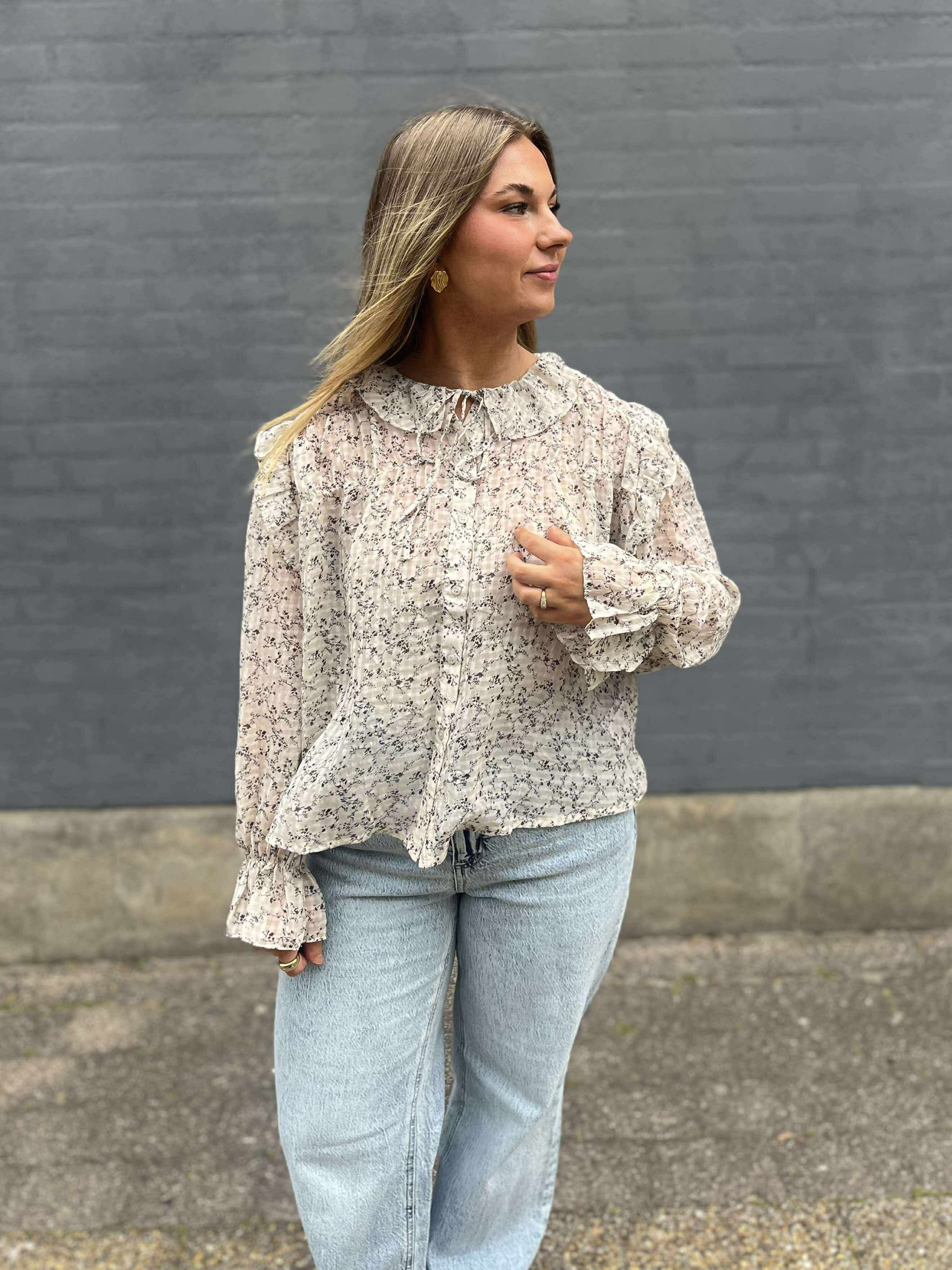 VMPETRA Shirt - Oatmeal